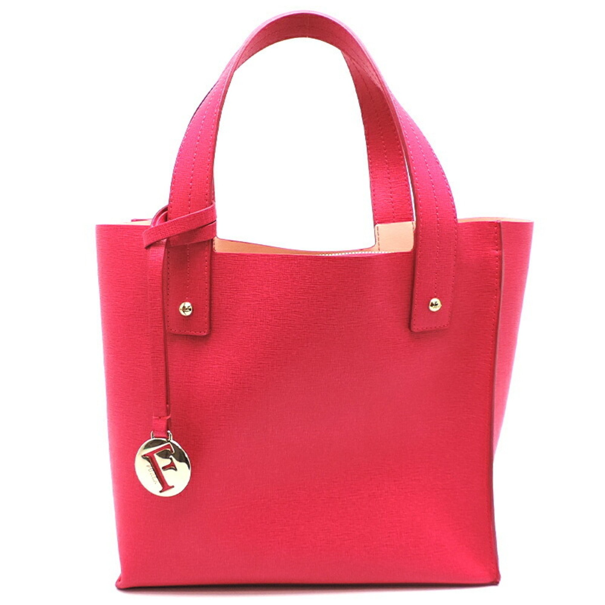 Furla Tote Bag Ladies Leather Pink